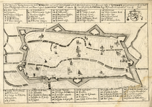 212028 Plattegrond van de stad Utrecht met weergave van het stratenplan, wegen en watergangen en de belangrijkste ...